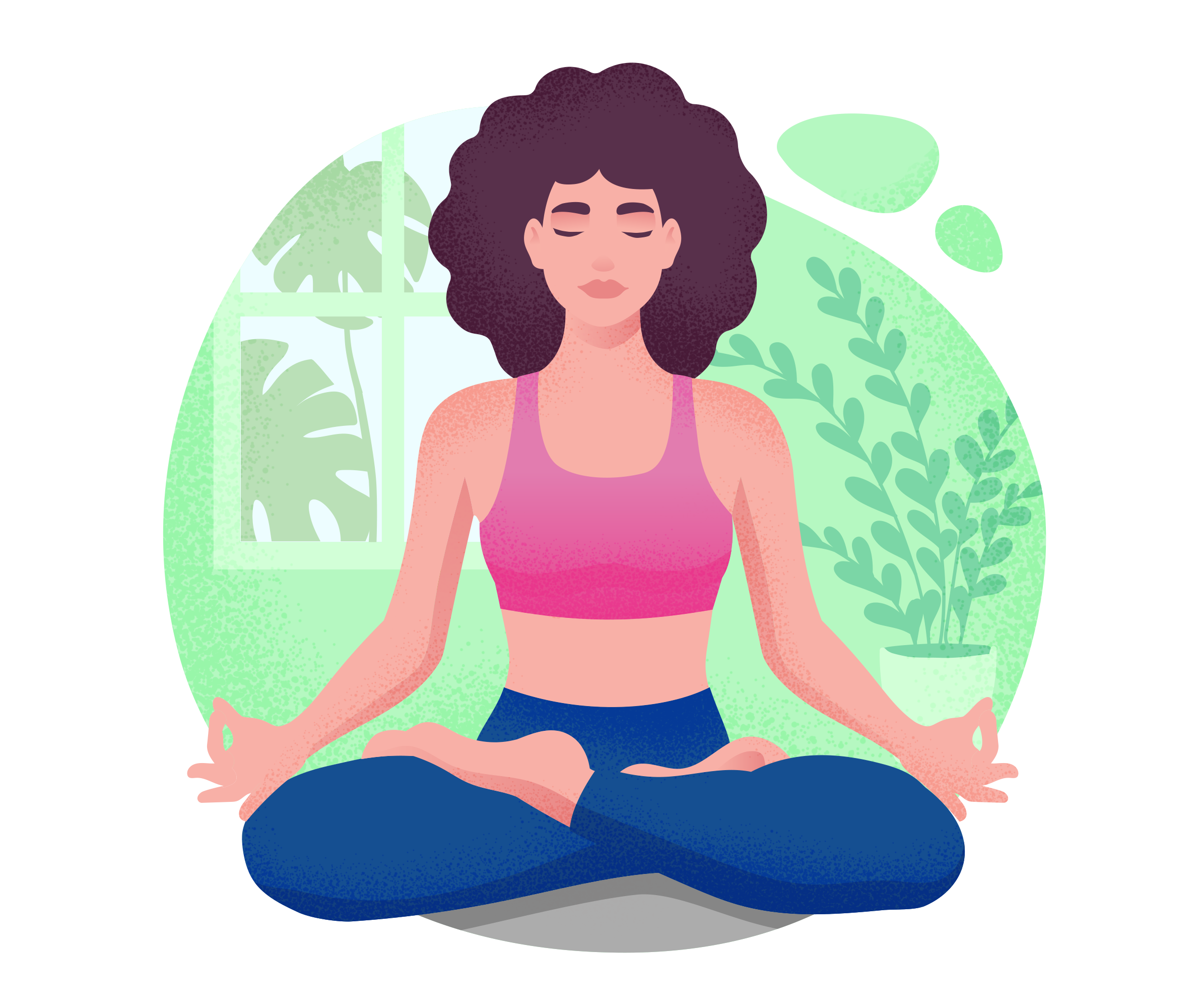 Vedri Illustrations Health Yoga 2